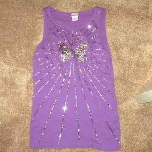 Purple Butterfly Tank Top🦋💜